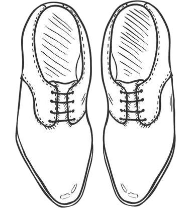 scarpe stringate con lacci